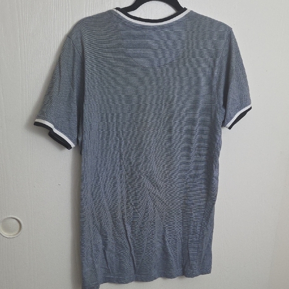 Men's Blue Striped Shirt - Picture 3 of 5